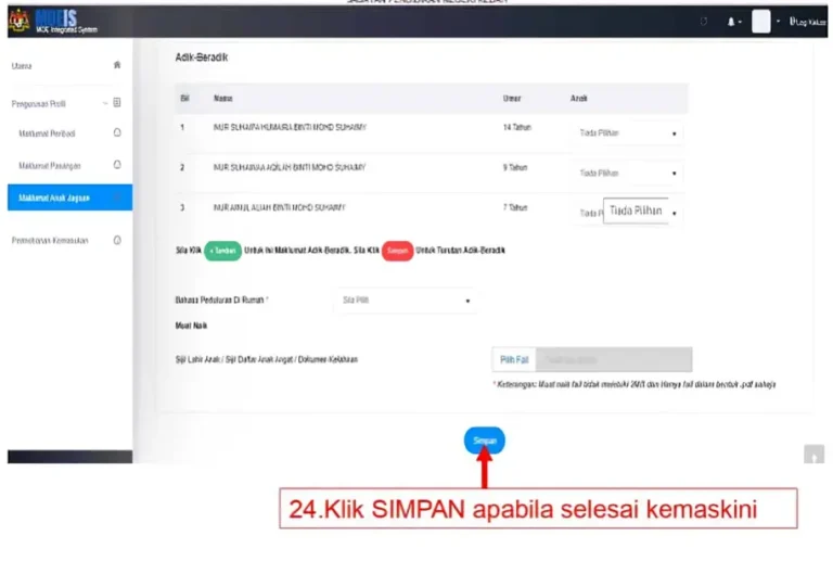 idme kpm pendaftaran tahun